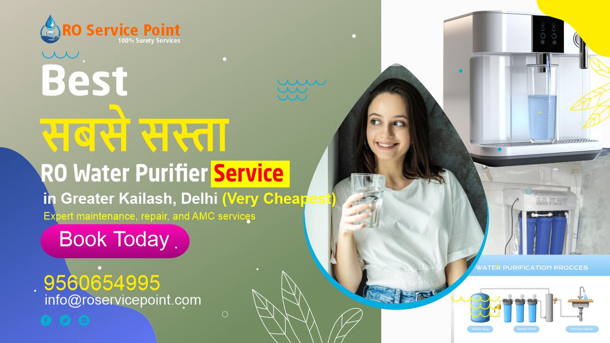 RO water purifier service in Greater Kailash, Delhi