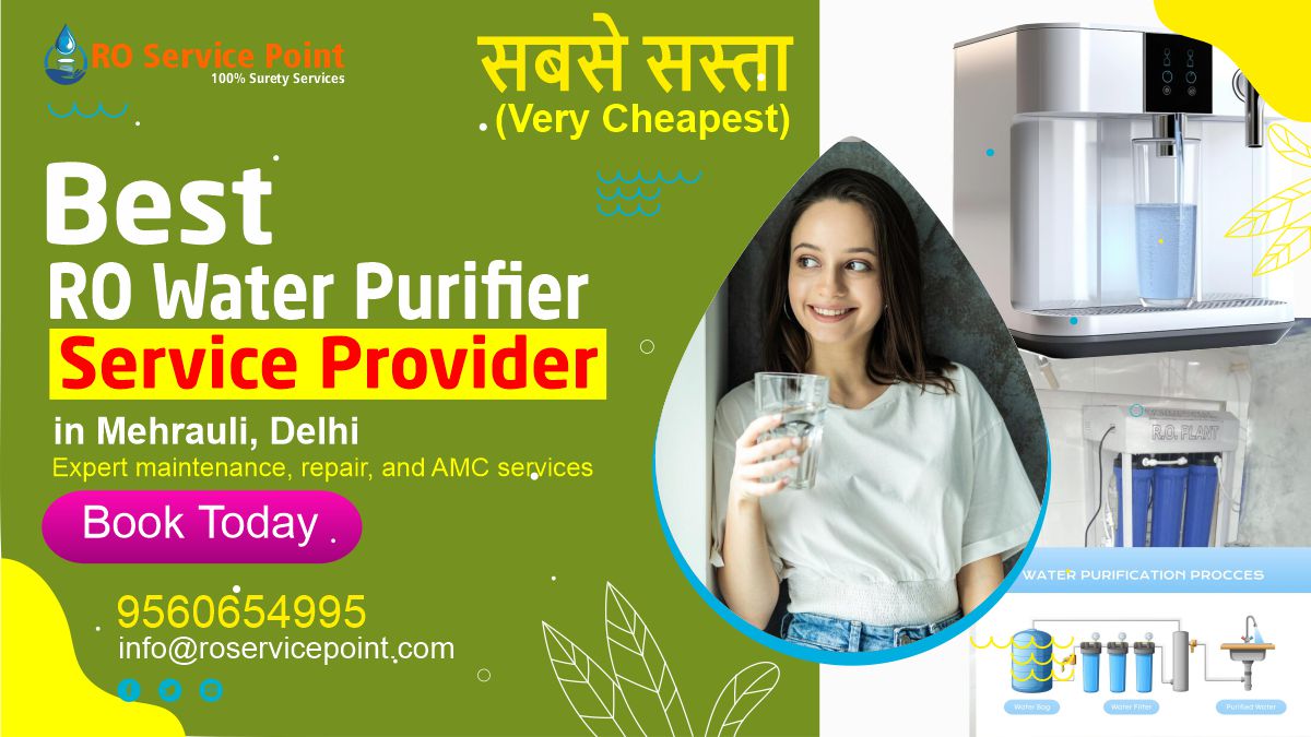 RO Water Purifier Service in Mehrauli, Delhi