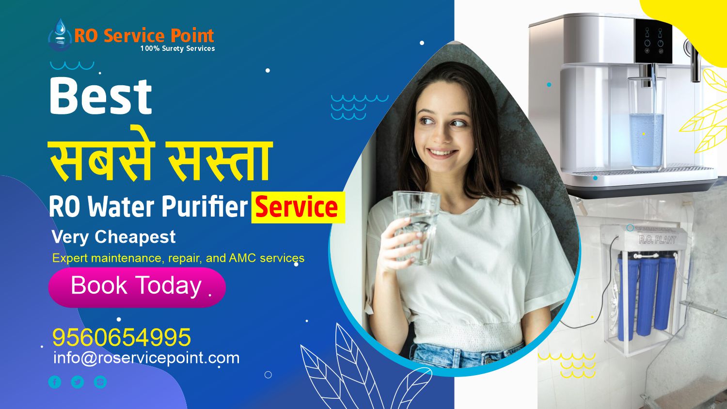 Top RO Water Purifier Service in Delhi/NCR