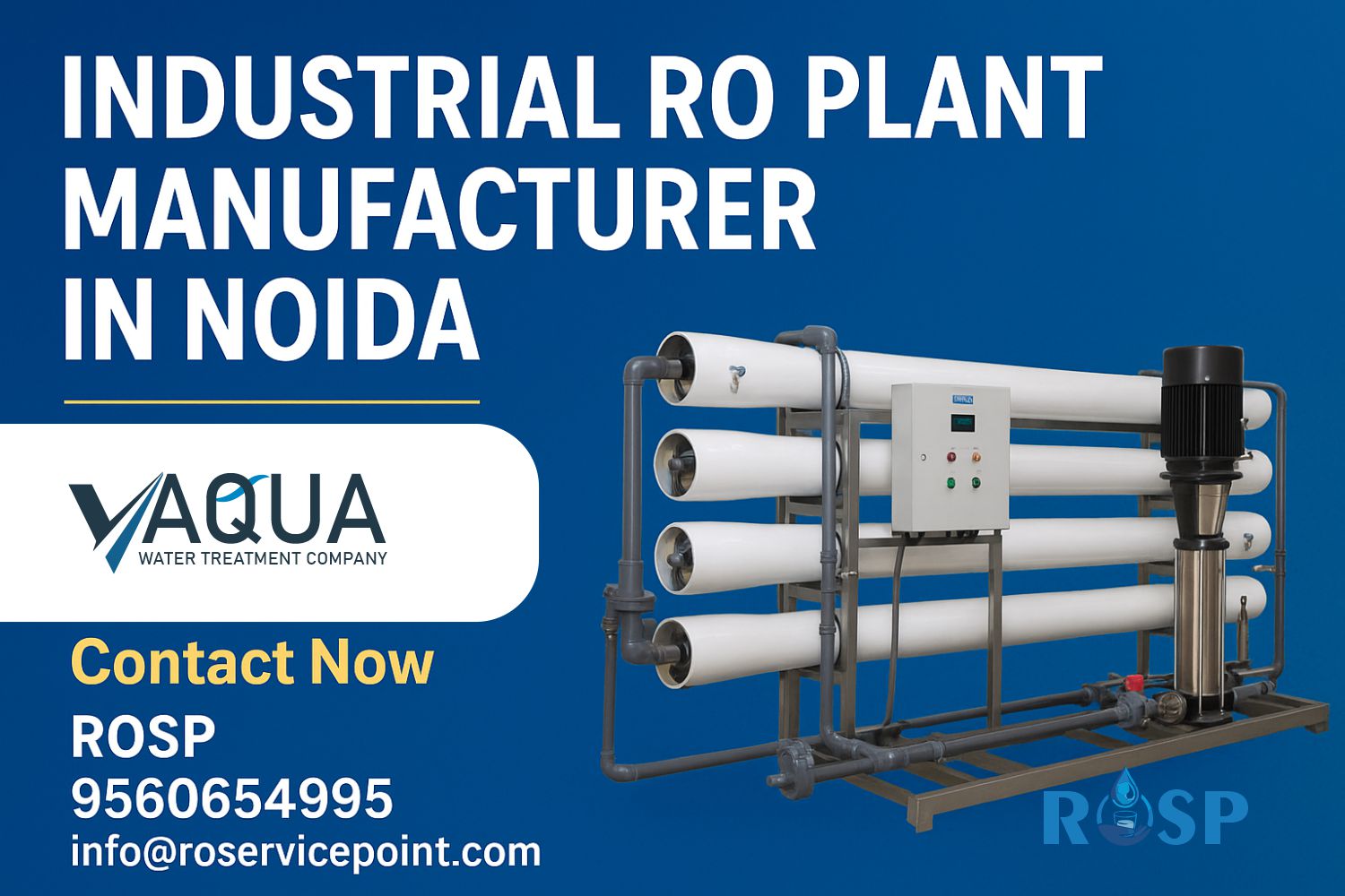 Industrial RO Plant Manufacturer in Noida