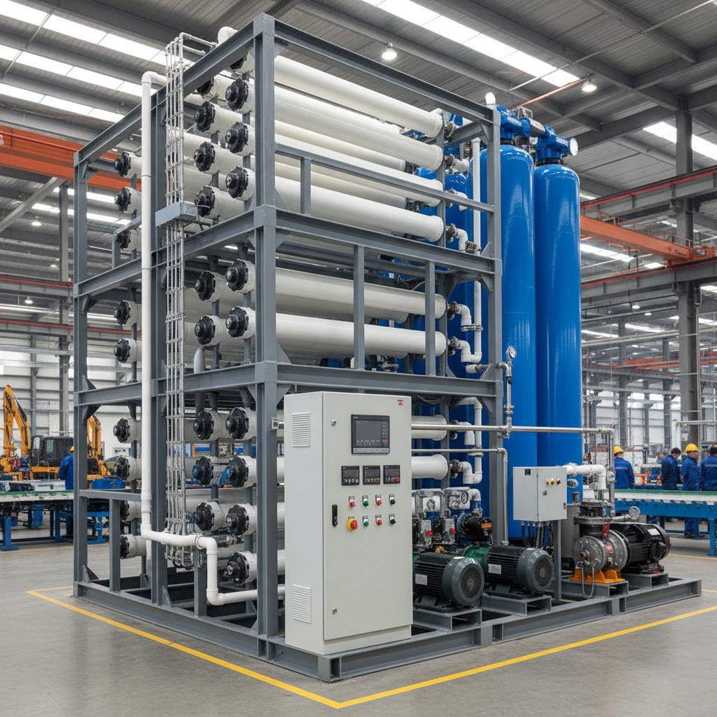 High-capacity RO plant for industries and factories - V AQUA