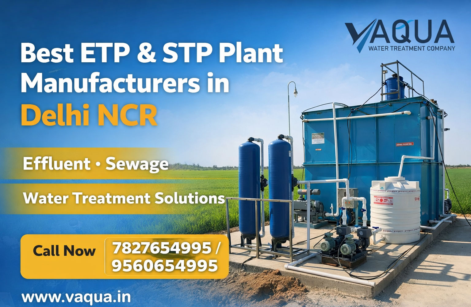Best ETP STP Plant Manufacturers in India