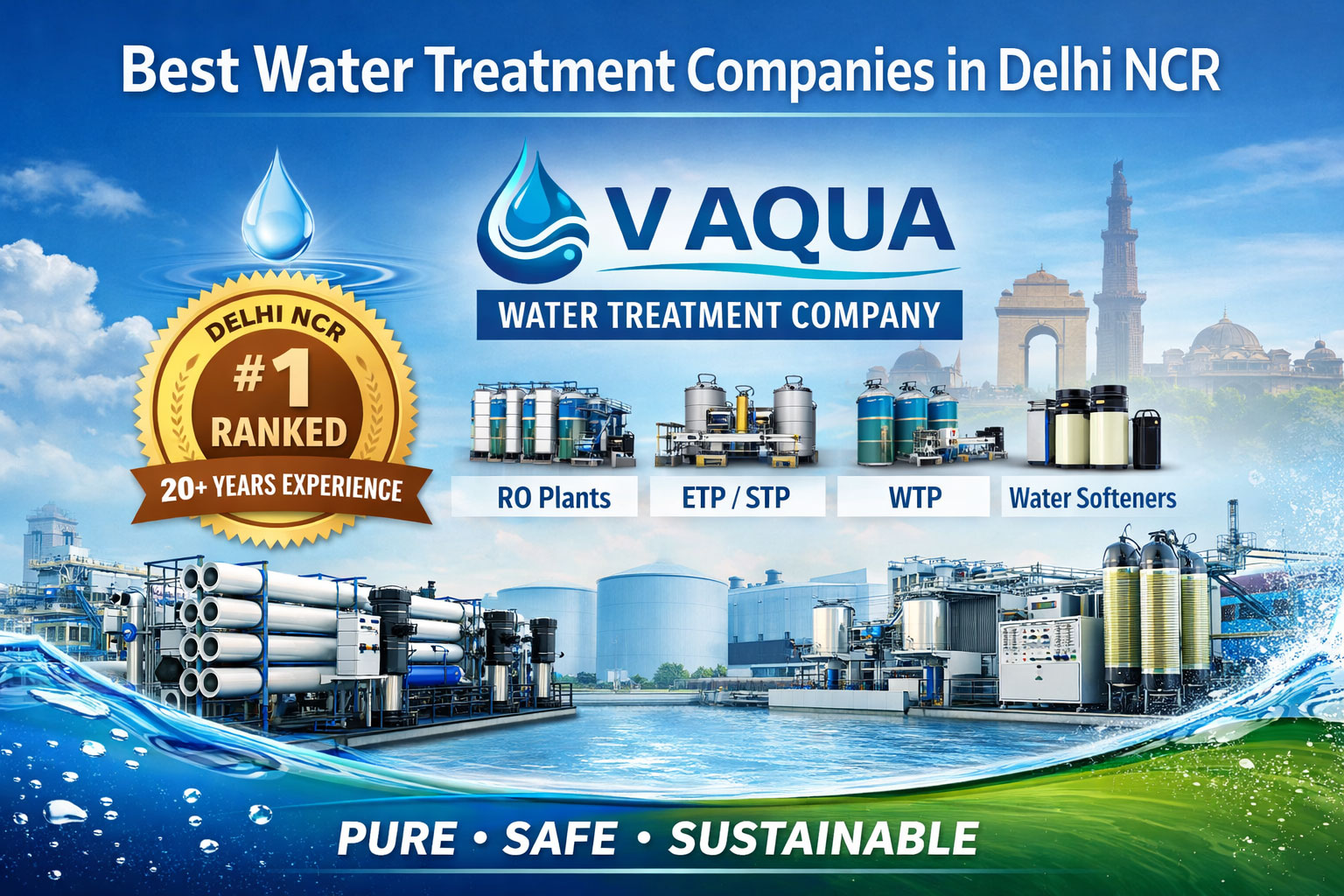 Best Water Treatment Companies in Delhi NCR