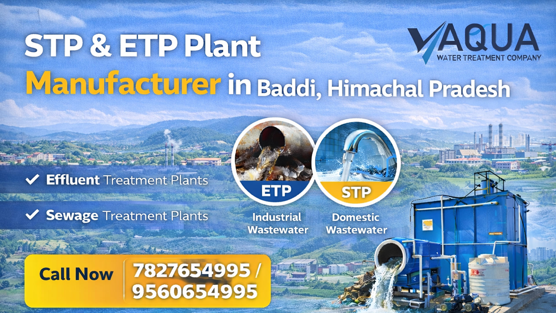 STP And ETP Plant Manufacturer in Baddi