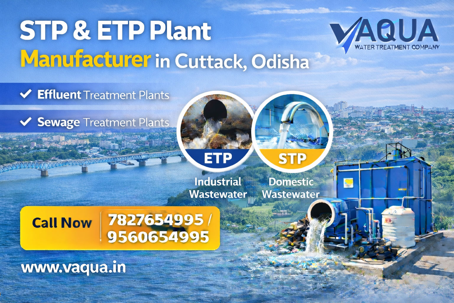 STP & ETP Plant Manufacturer in Cuttack