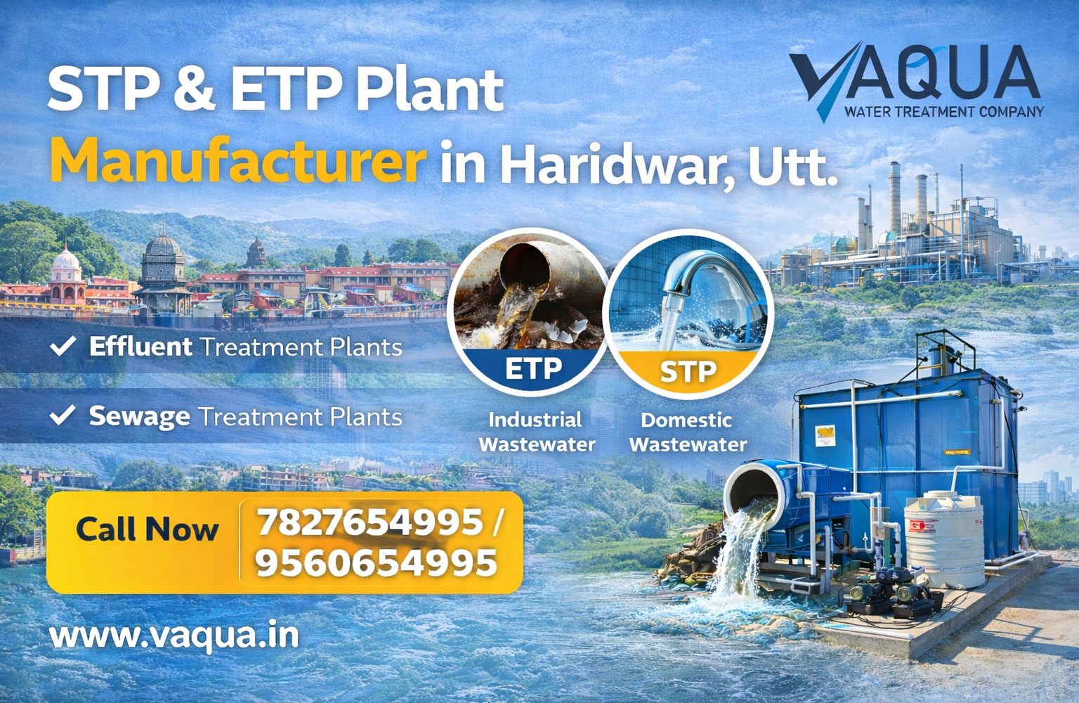 STP & ETP Plant Manufacturer in Haridwar