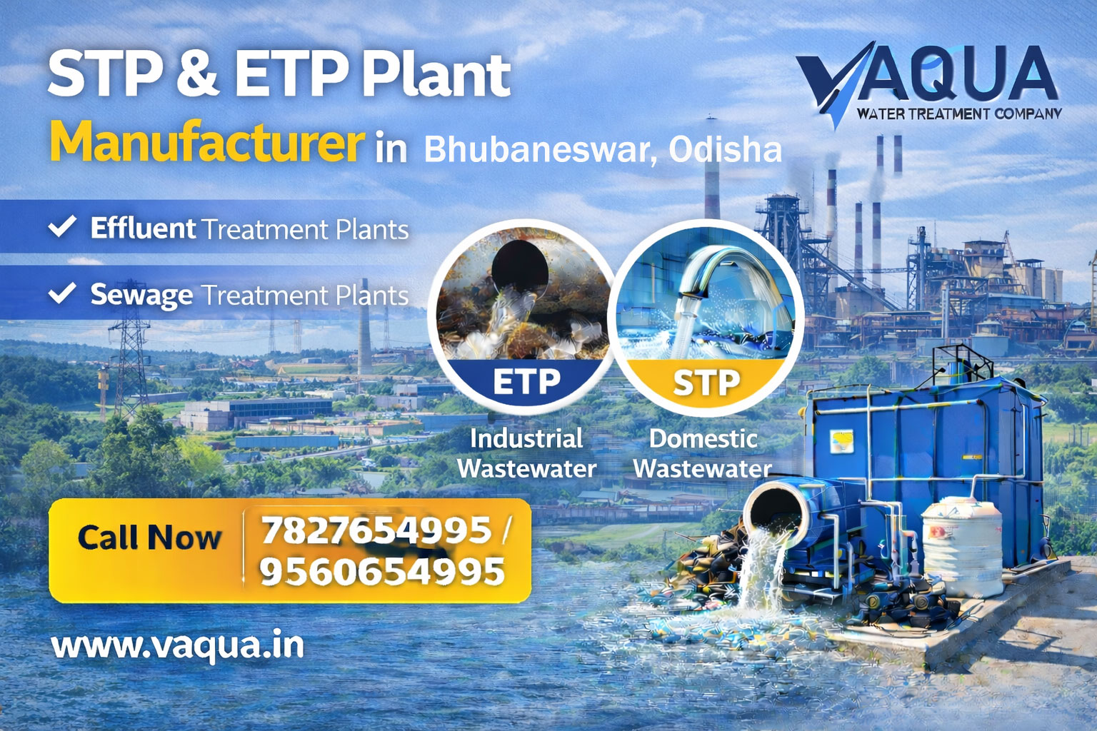 STP & ETP plant manufacturer in Bhubaneswar