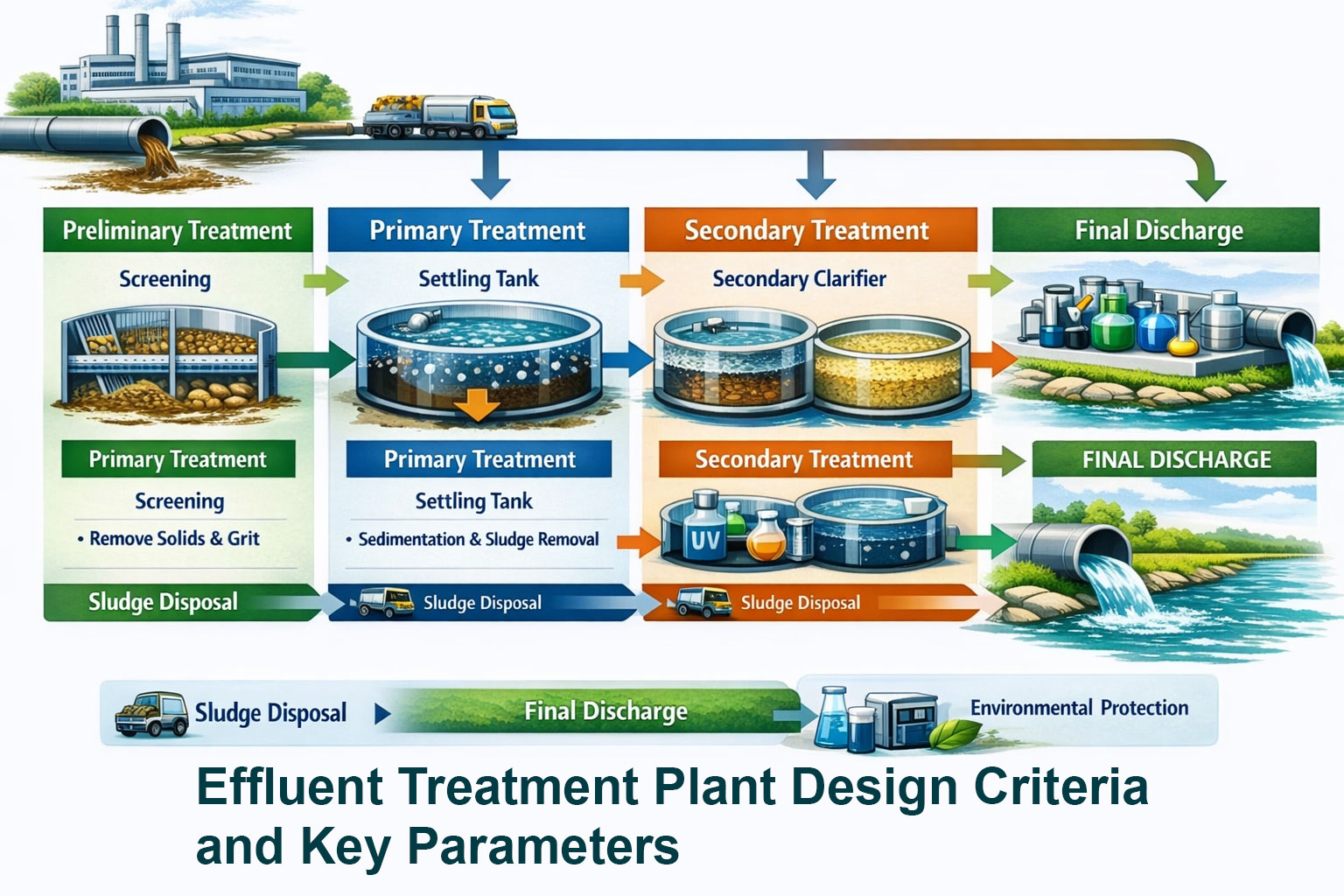Effluent Treatment Plant Design Criteria and Key Parameters