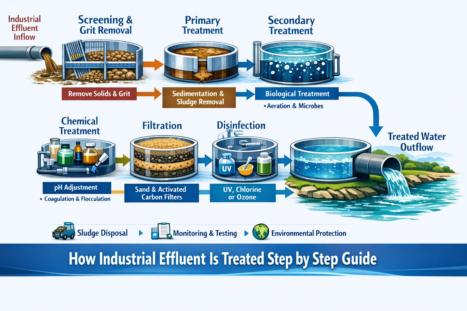 How Industrial Effluent Is Treated
