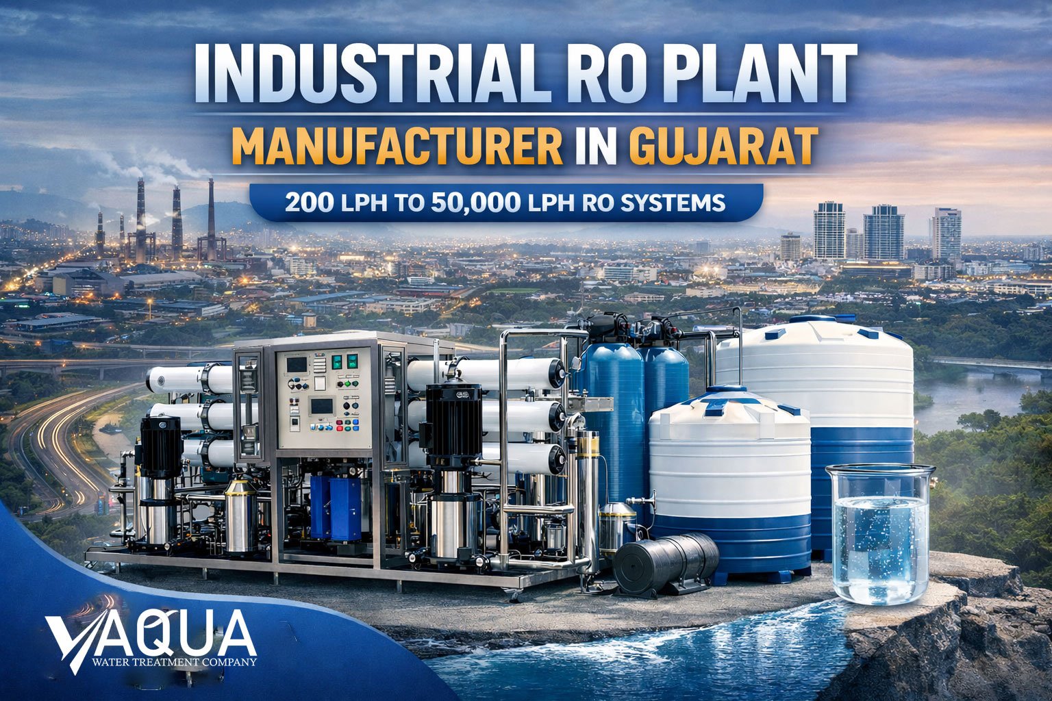 Industrial RO system in Gujarat