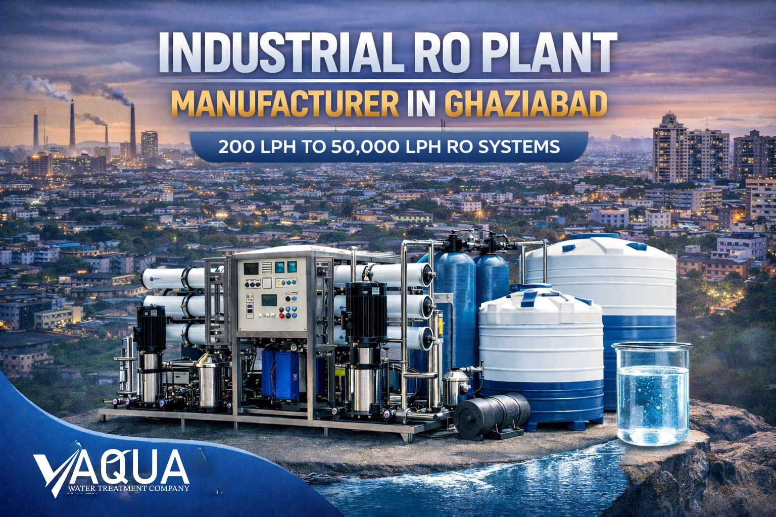 Industrial RO system in Ghaziabad