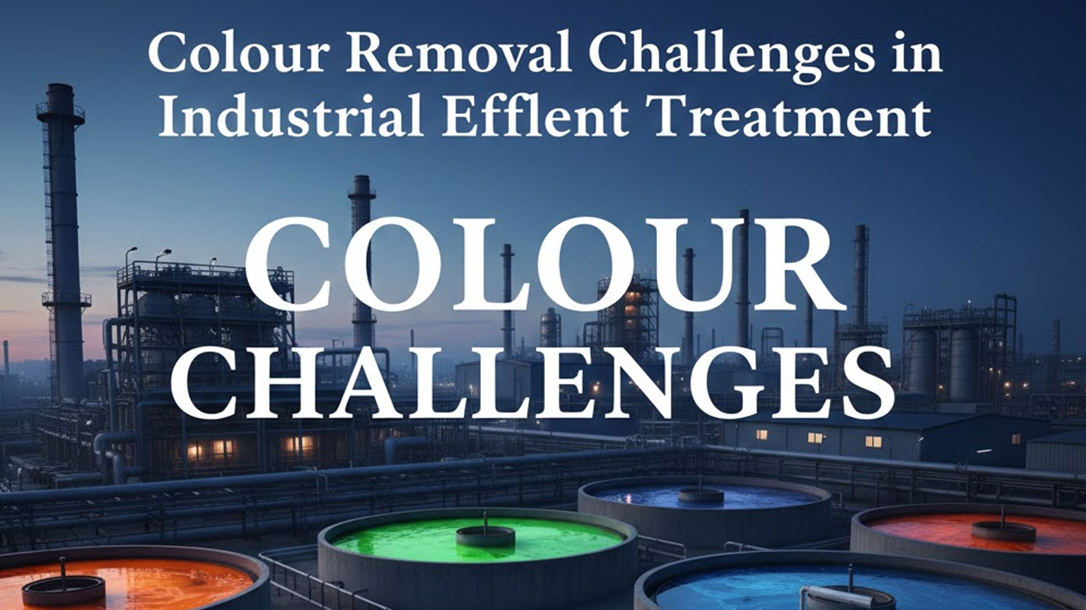 Colour Removal Challenges in Industrial Effluent Treatment