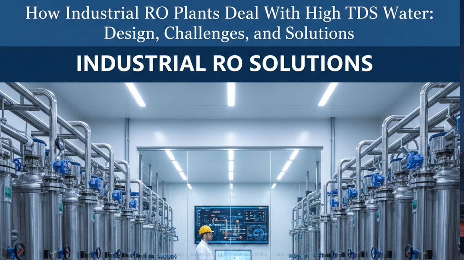 How Industrial RO Plants Deal With High TDS Water