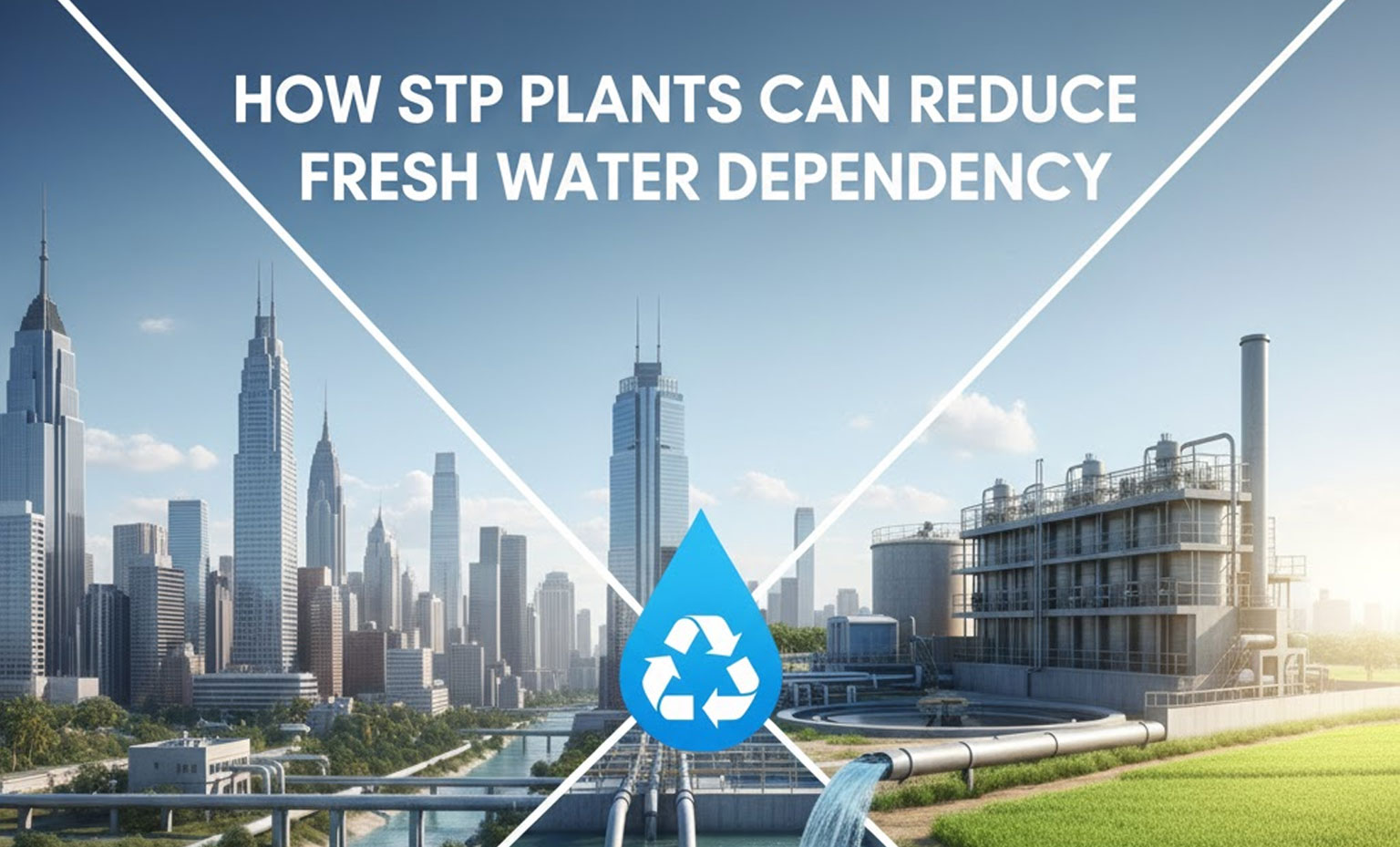 How STP Plants Can Reduce Fresh Water Dependency