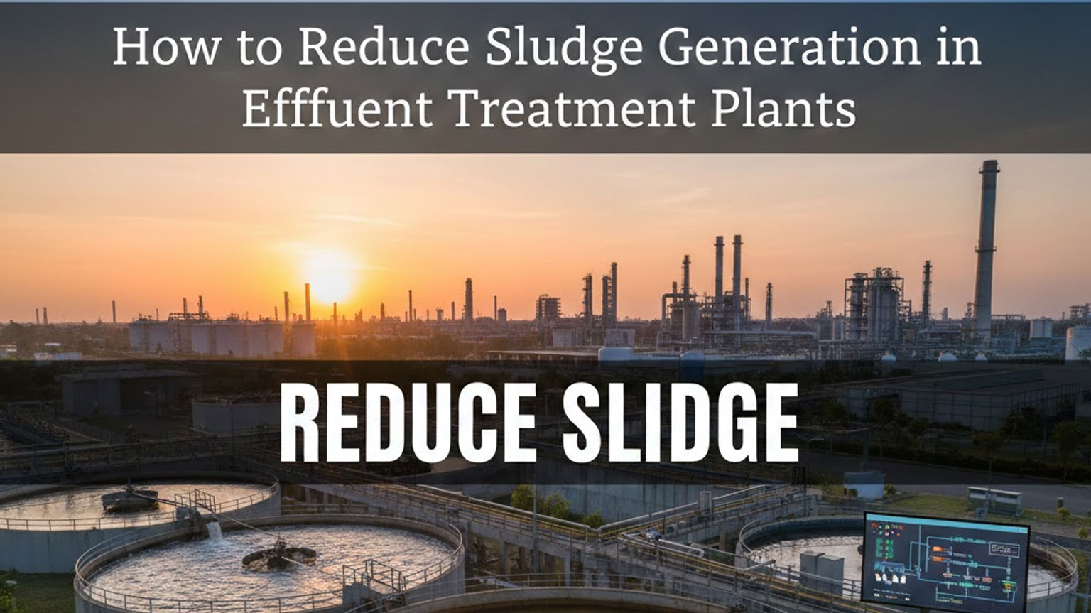 How to Reduce Sludge Generation in Effluent Treatment Plants