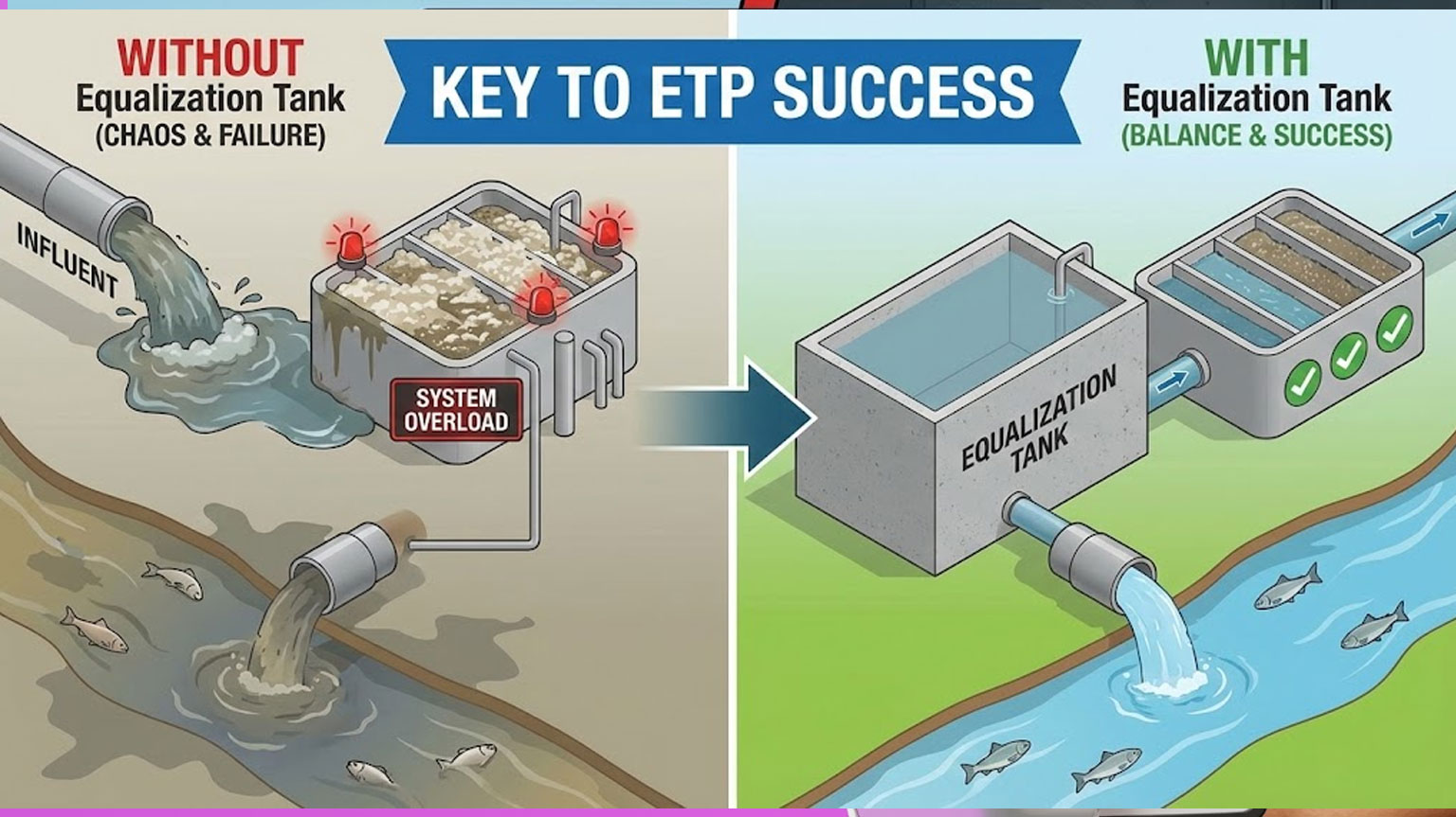 Why Equalization Tanks Decide the Success of an ETP
