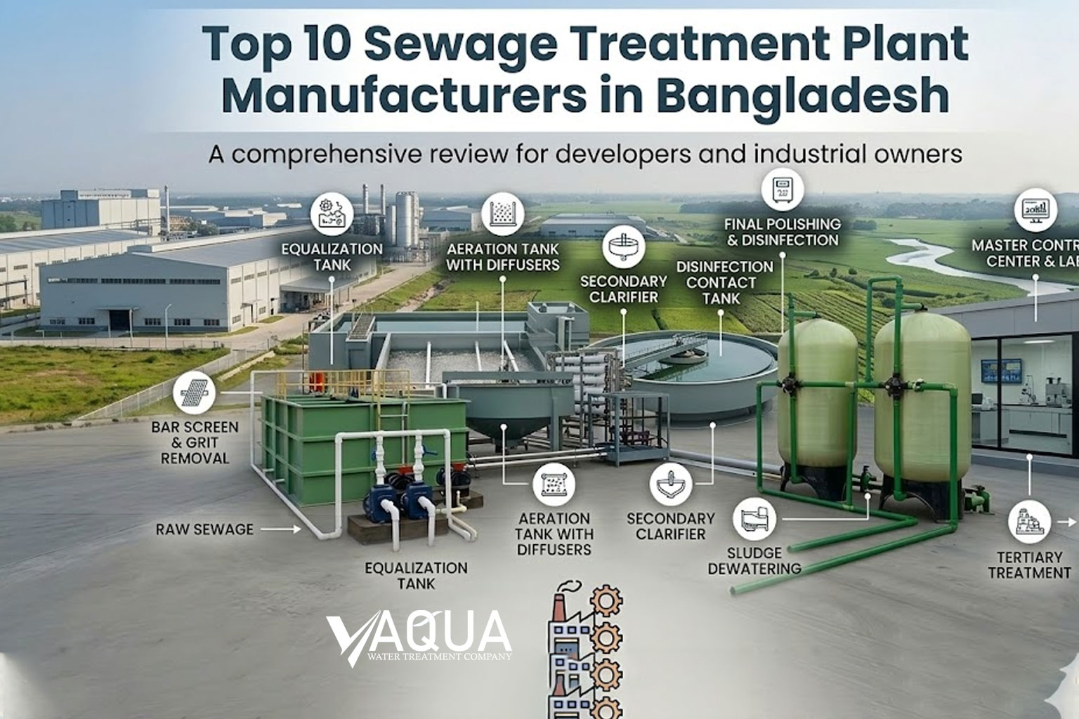 Top 10 Sewage Treatment Plant Manufacturers in Bangladesh
