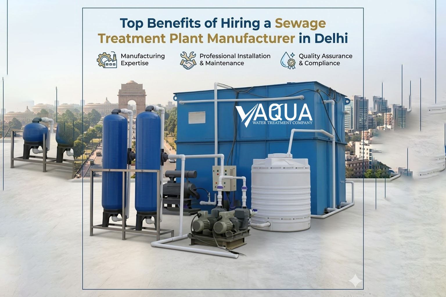 Top Benefits of Hiring a Sewage Treatment Plant Manufacturer in Delhi