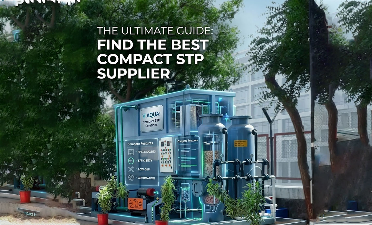 V Aqua compact STP plant