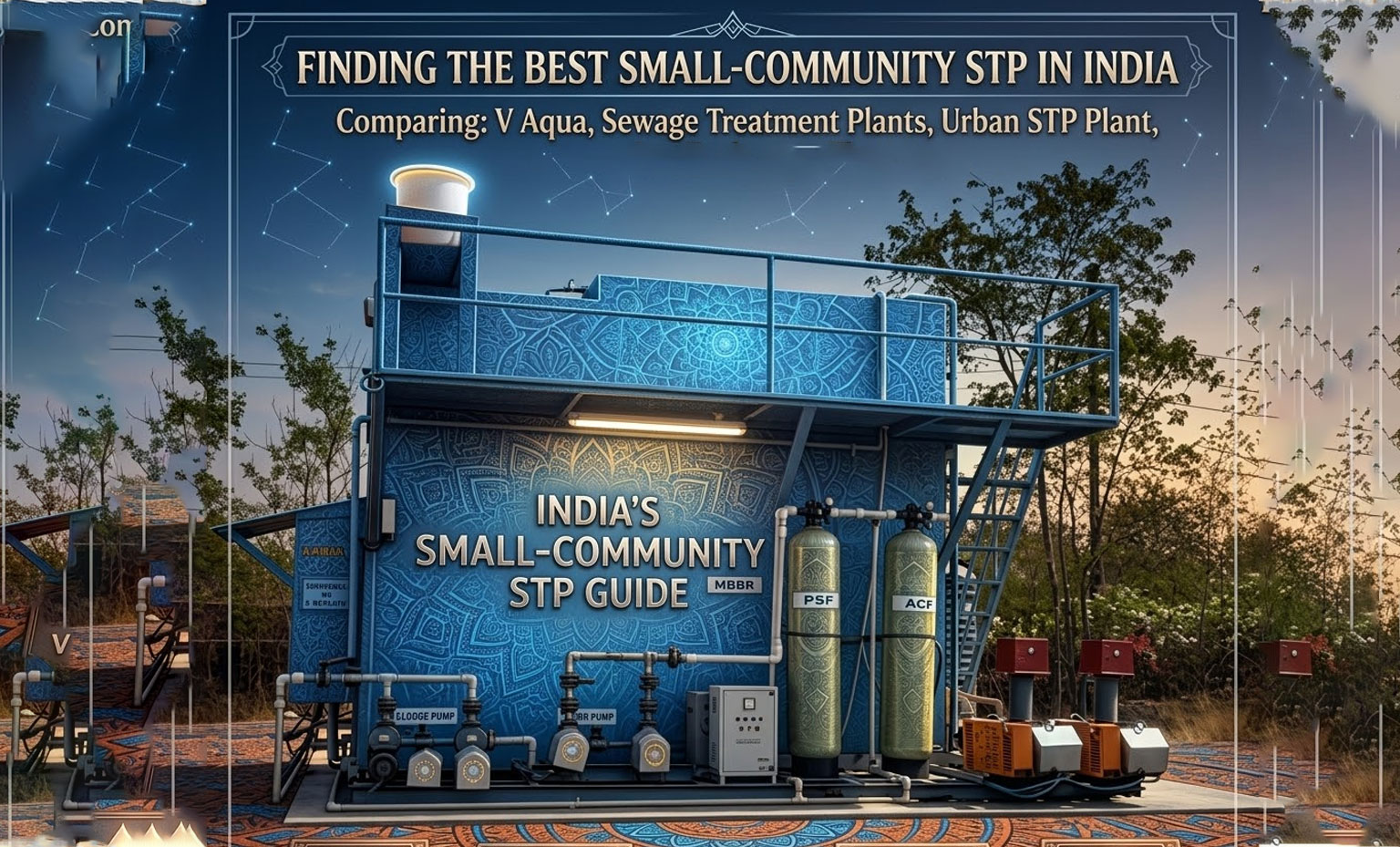 Which Manufacturers Offer STP Suitable for Small Communities in India