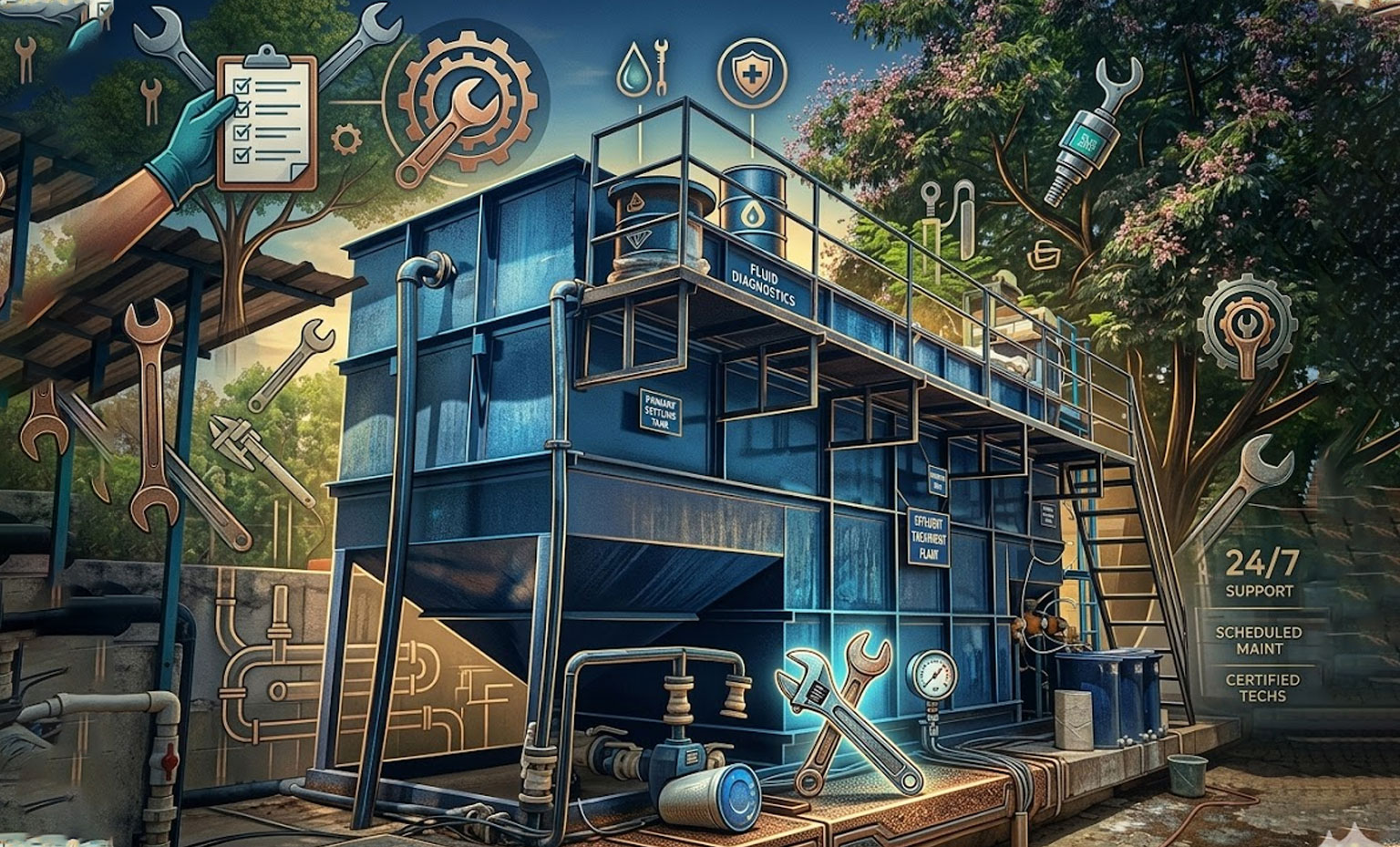 Which Manufacturers Offer Maintenance Services Along with STP Installation