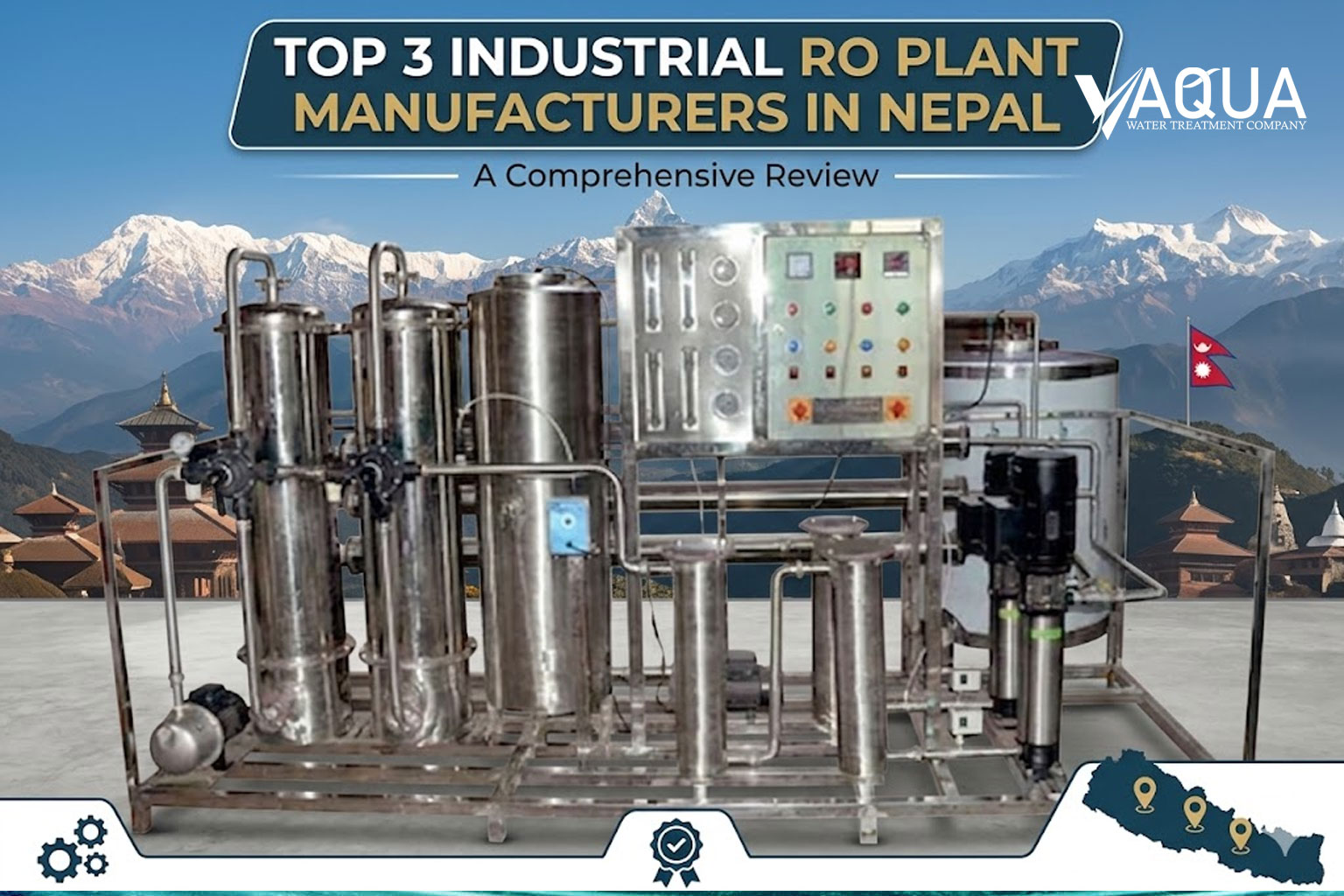 top 3 industrial RO plant manufacturers in Nepal