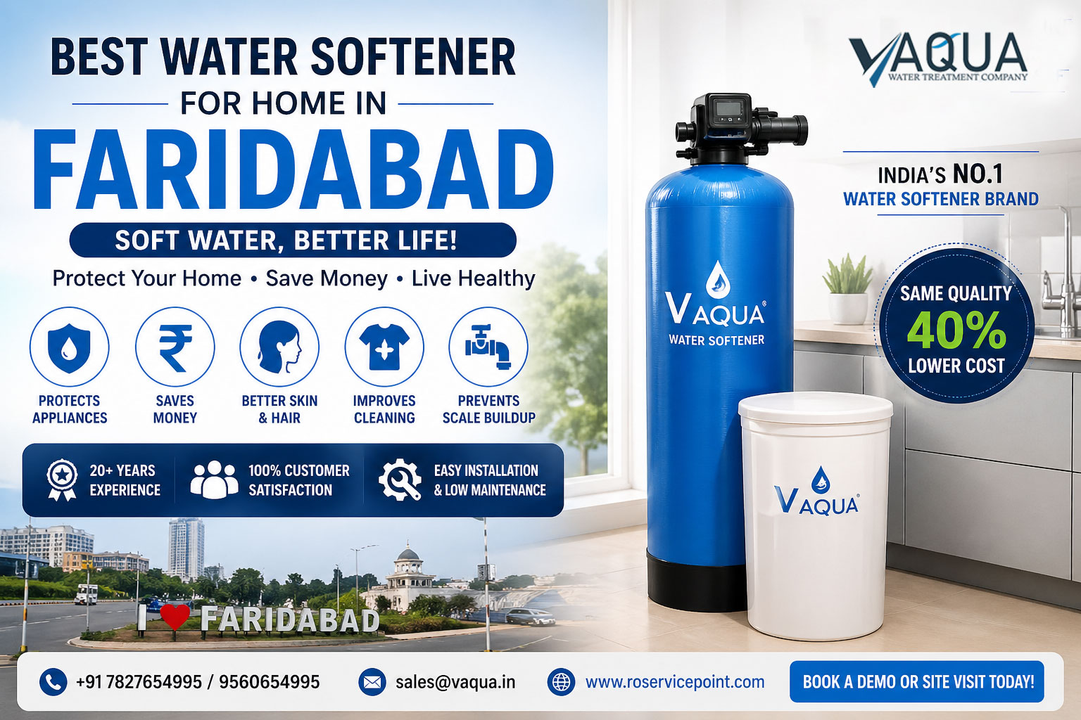 Best Water Softener for Home in Faridabad