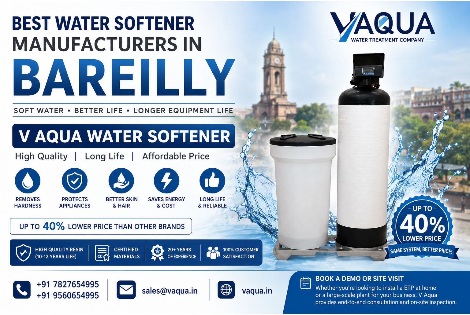 Best Water Softener Manufacturers in Bareilly