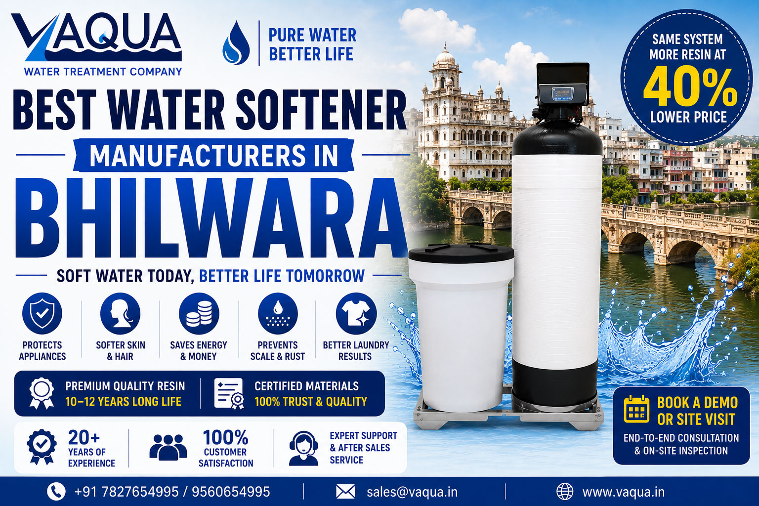 Best Water Softener Manufacturers in Bhilwara