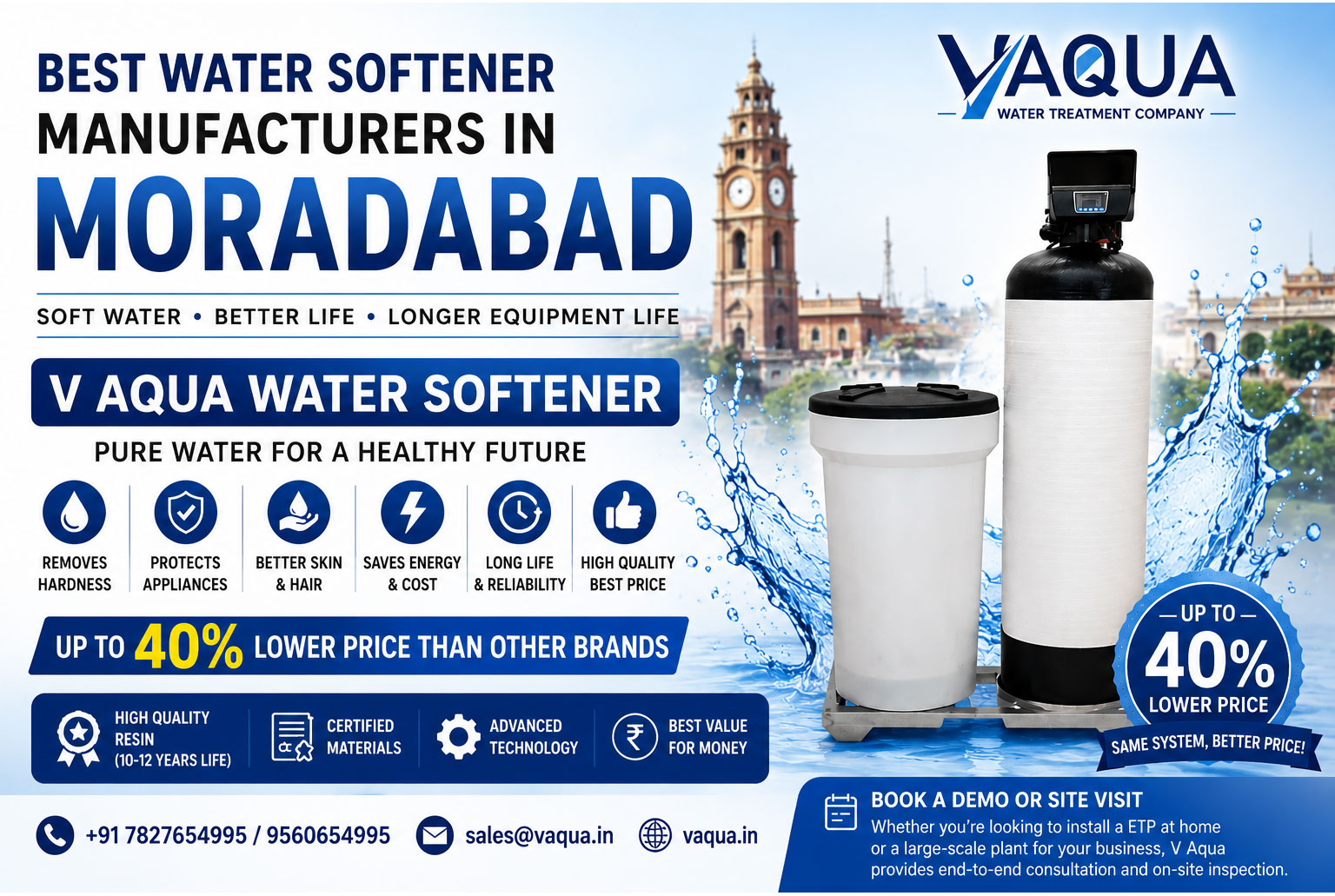 Best Water Softener Manufacturers in Moradabad