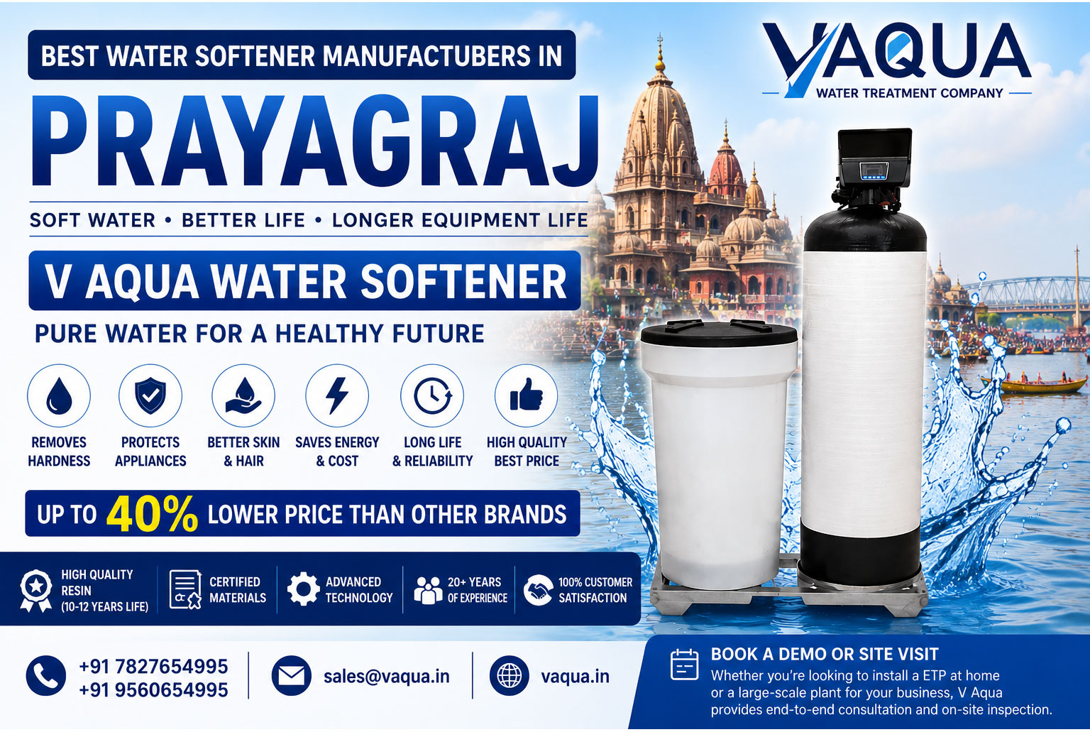 Best Water water softener manufacturers in Prayagraj