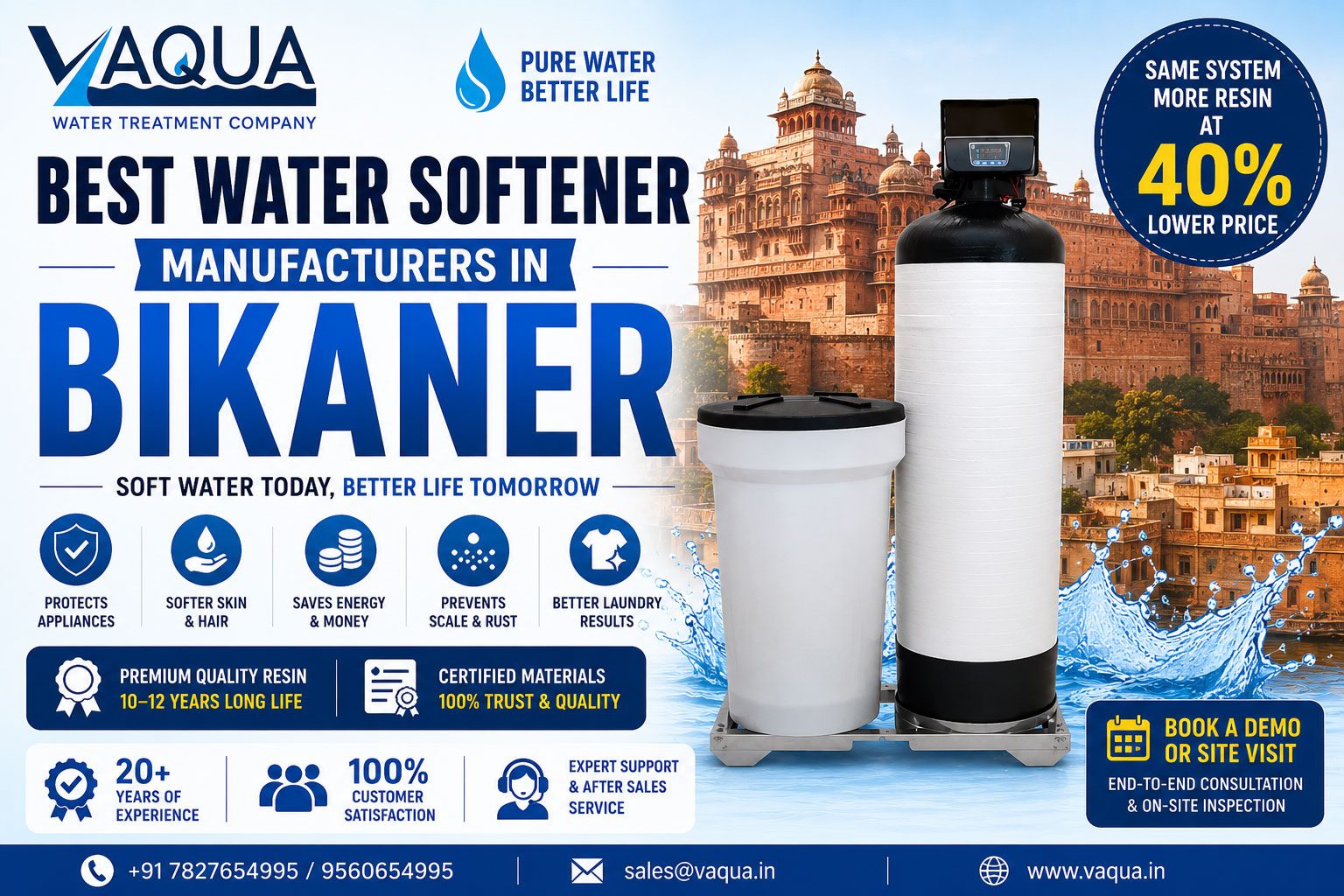 Best Water Softener Manufacturers in Bikaner