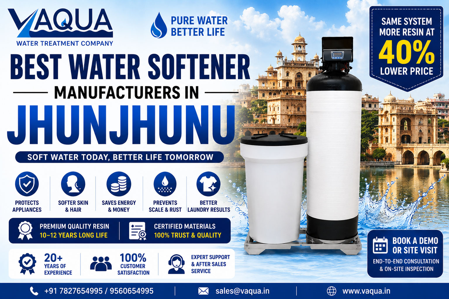 Best Water water softener manufacturers in Jhunjhunu