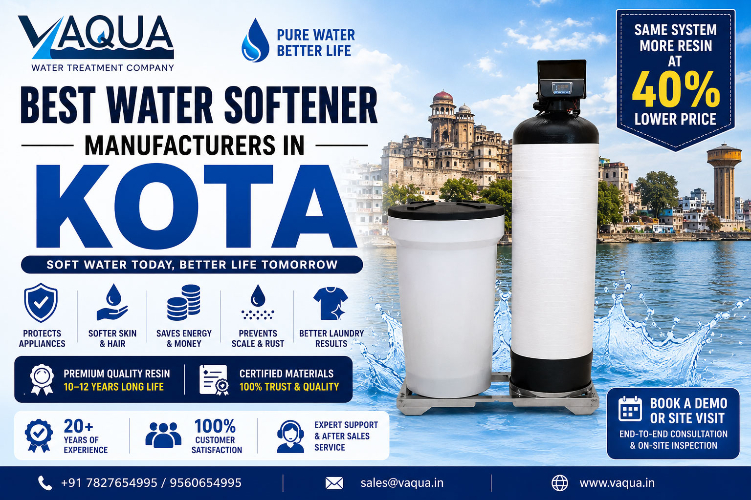 Best Water Softener Manufacturers in Kota