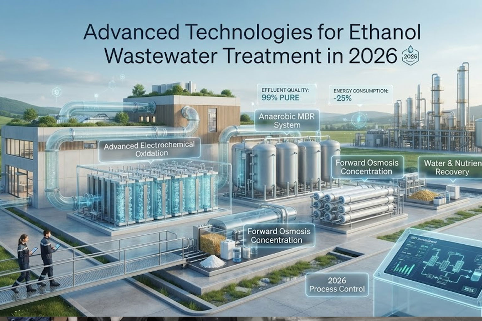 Advanced Technologies for Ethanol Wastewater Treatment