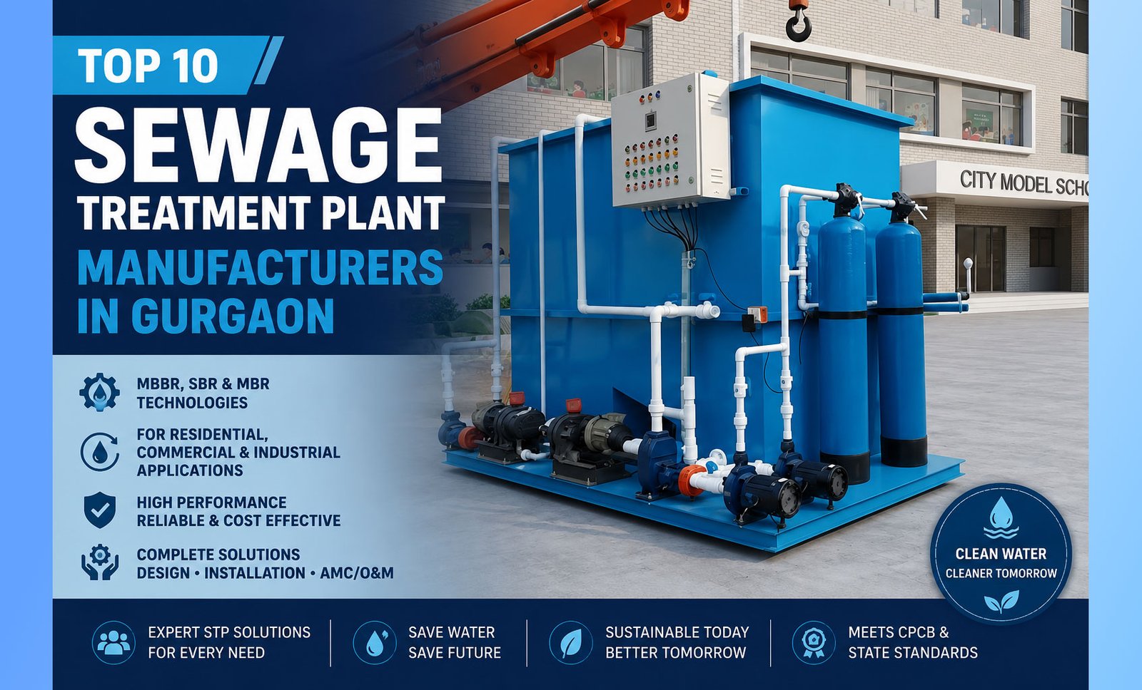 Sewage Treatment Plant Manufacturers in Gurgaon