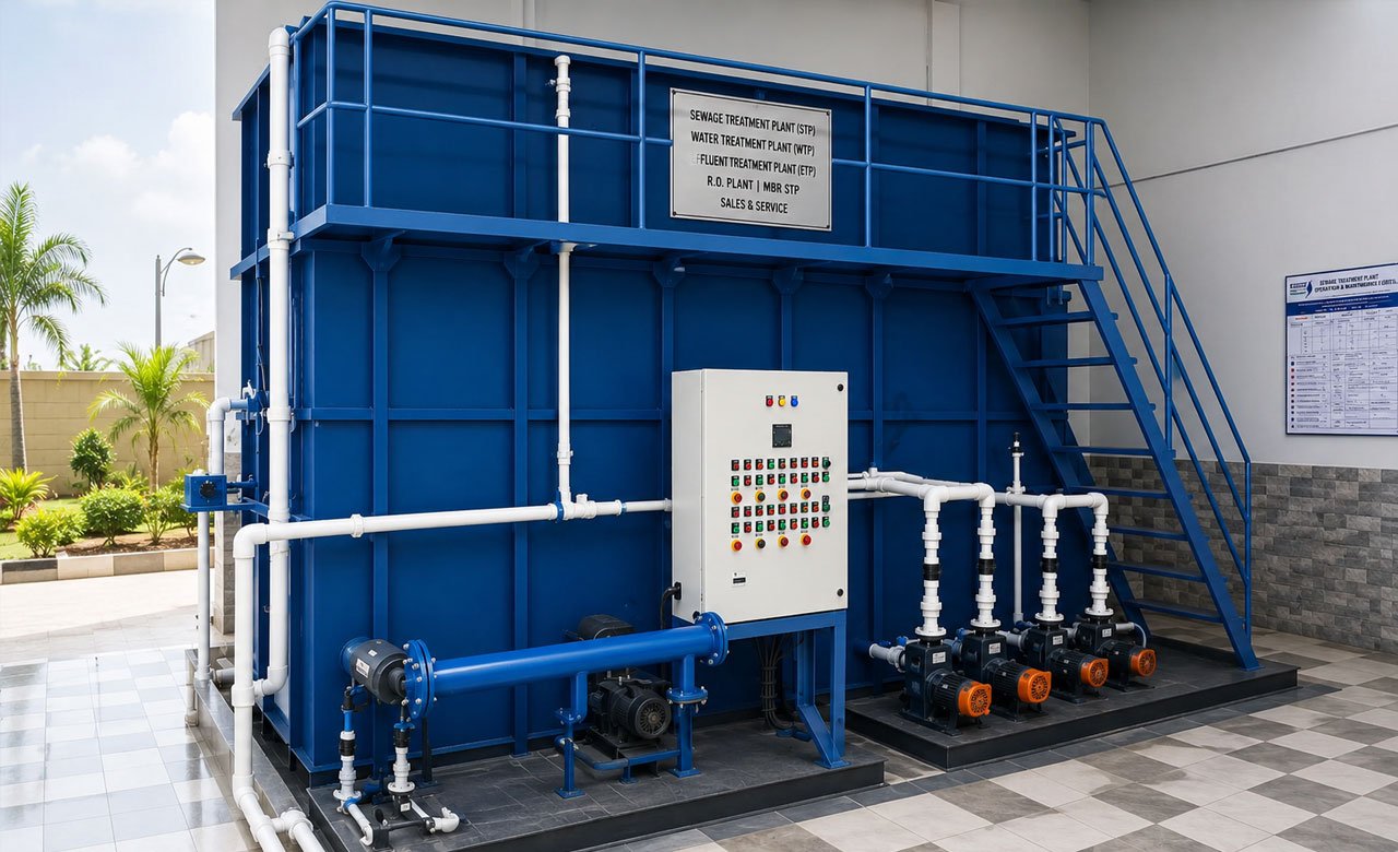 40 KLD STP Plant Installed for a Noida Society