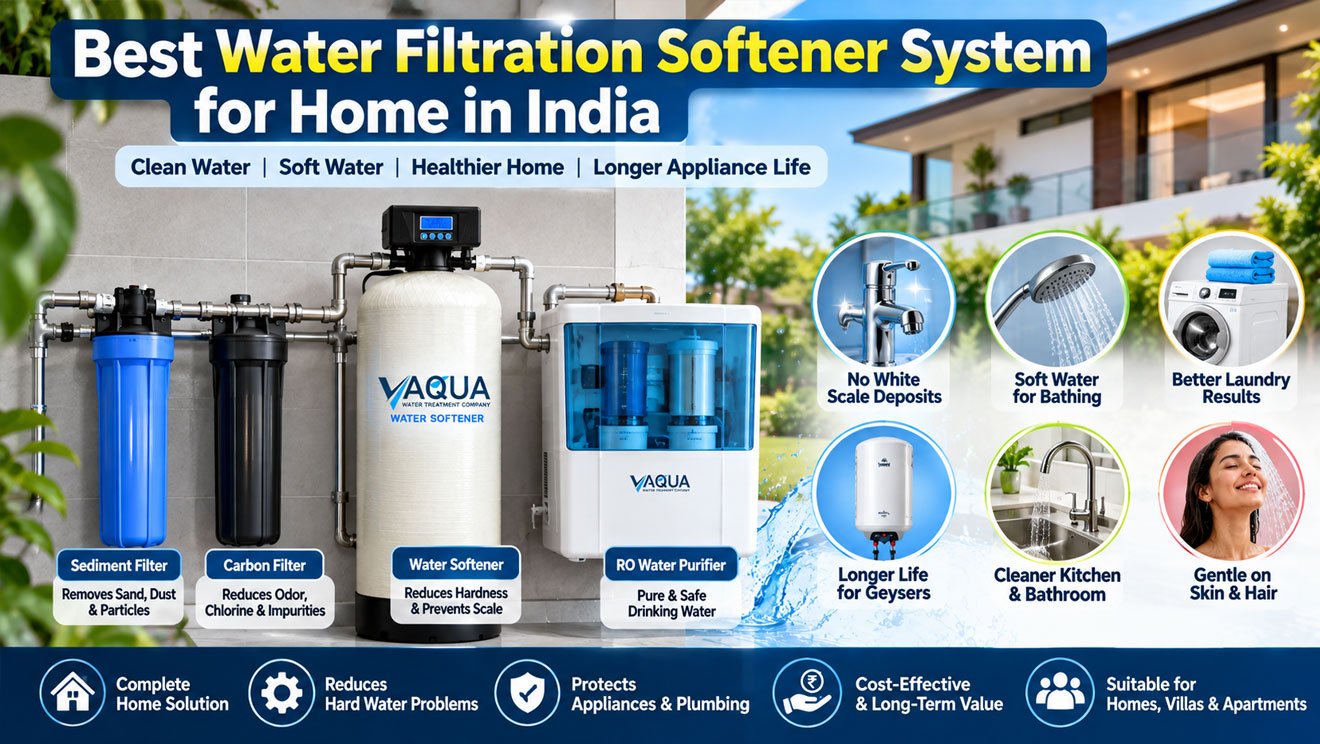Best water filtration softener system for home in India