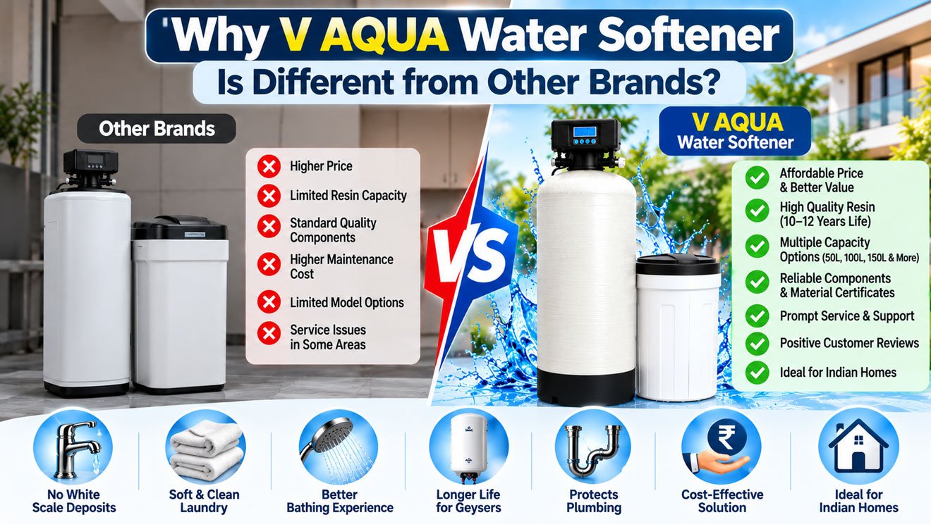 Why V AQUA Water Softener Is Different from Other Brands